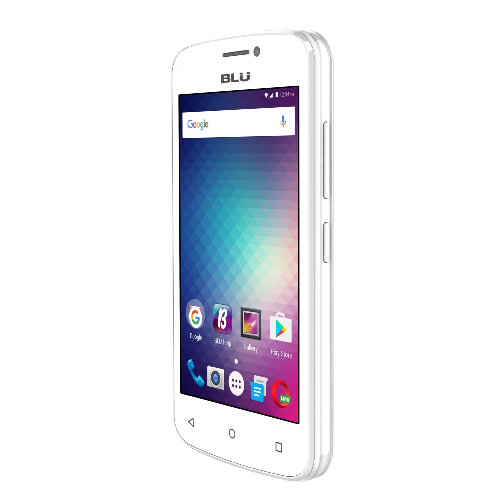 BLU Advance Cell Phone Unlocked, White, PBN201141