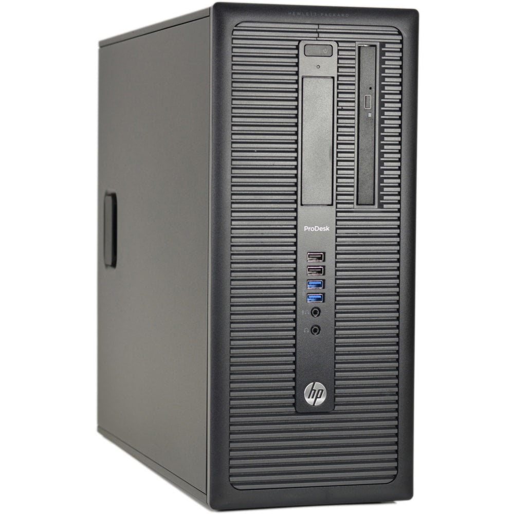 HP ProDesk 600 G1-MT Refurbished Desktop PC, Intel Core i7, 16GB Memory, 512GB Solid State Drive, Windows 10, J1-600G1TA05