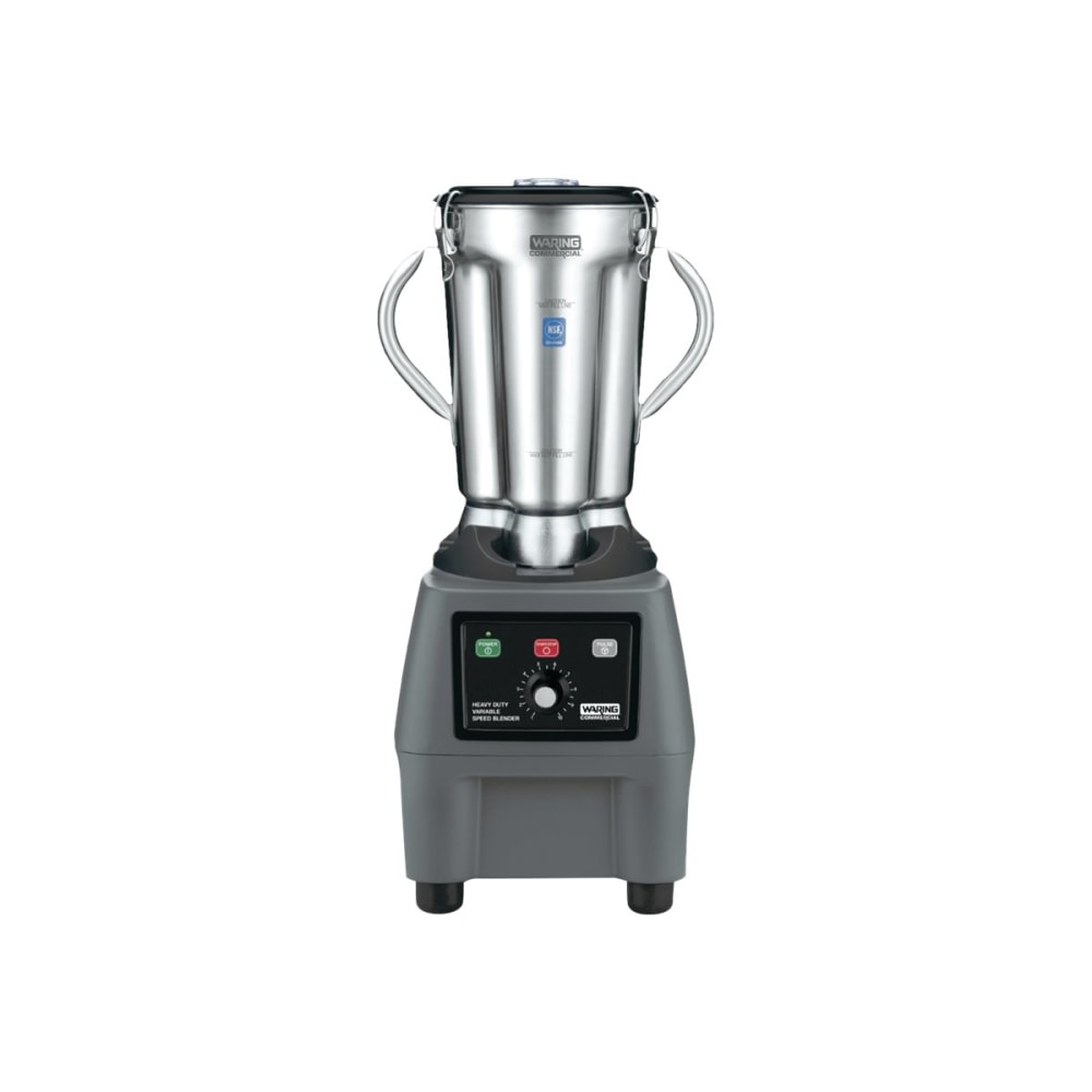 Waring Variable Speed Food Blender With Stainless Steel Container, 128 Oz, Silver/Gray