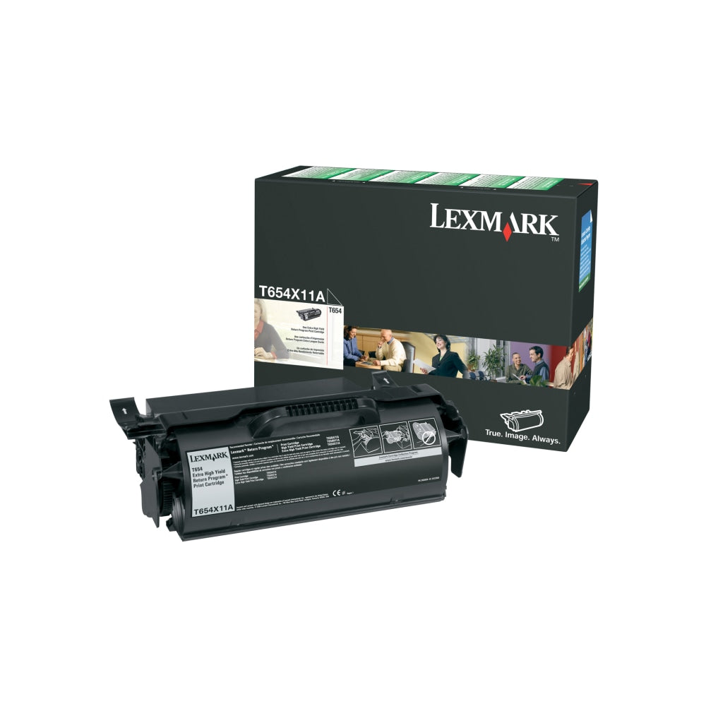 Lexmark T654X11A Black Extra-High Yield Return Program Toner Cartridge