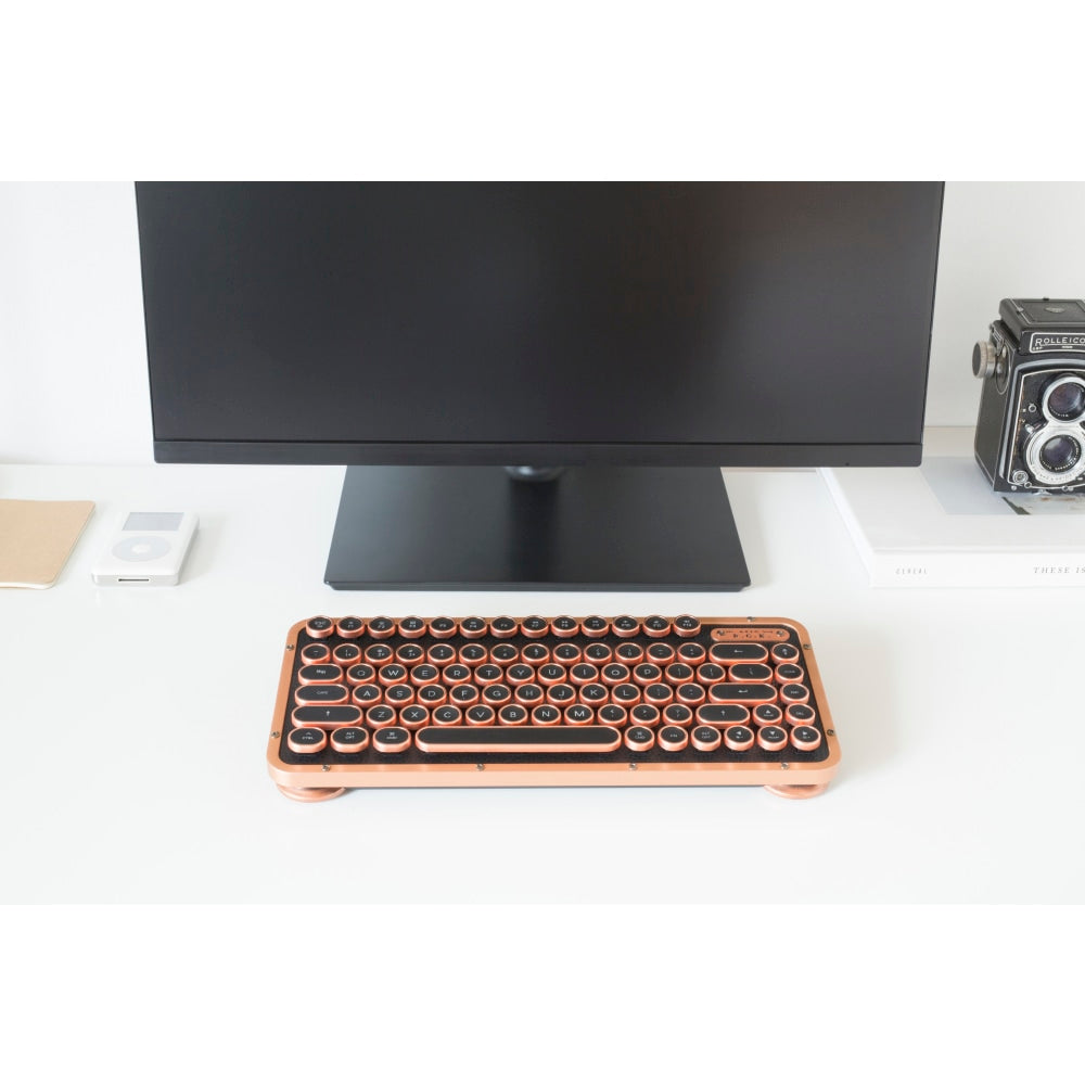 Azio Retro Wireless Keyboard, Compact, Artisan