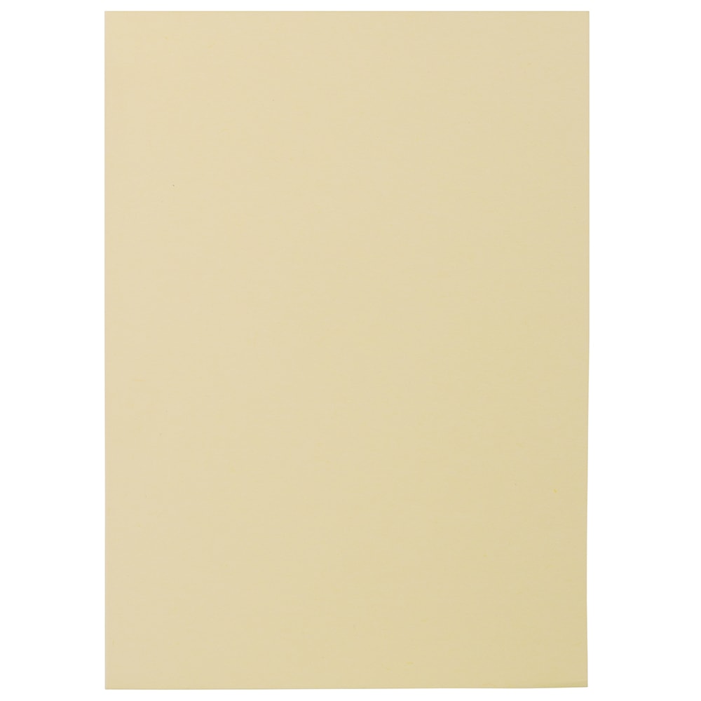 JAM Paper Strathmore Fold-Over Cards, 5in x 6 5/8in, Ivory, Pack Of 25