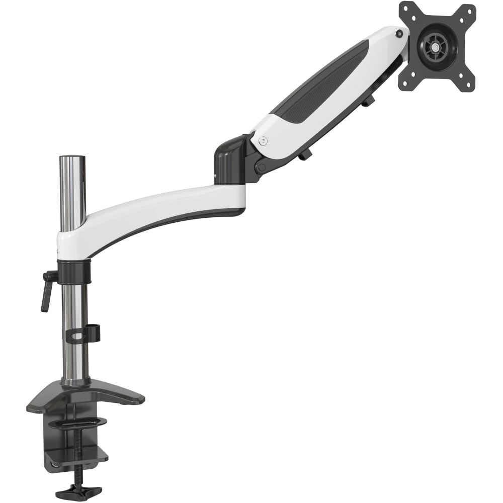 Amer Hydra Mounting Arm for Curved Screen Display, Flat Panel Display - White, Black, Chrome - 1 Display(s) Supported - 65in Screen Support - 33.07 lb Load Capacity - 75 x 75, 100 x 100