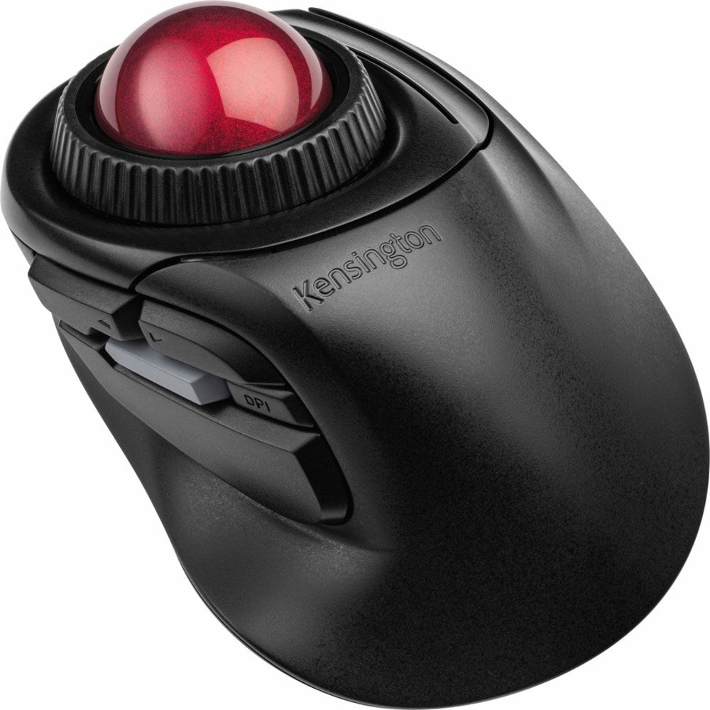 Kensington Orbit Fusion Trackball - Black - 1 Pack - Scroll Ring