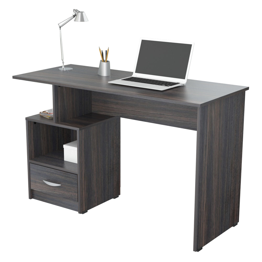 Inval Multi-Level 48inW Writing Desk, Tobacco Chic