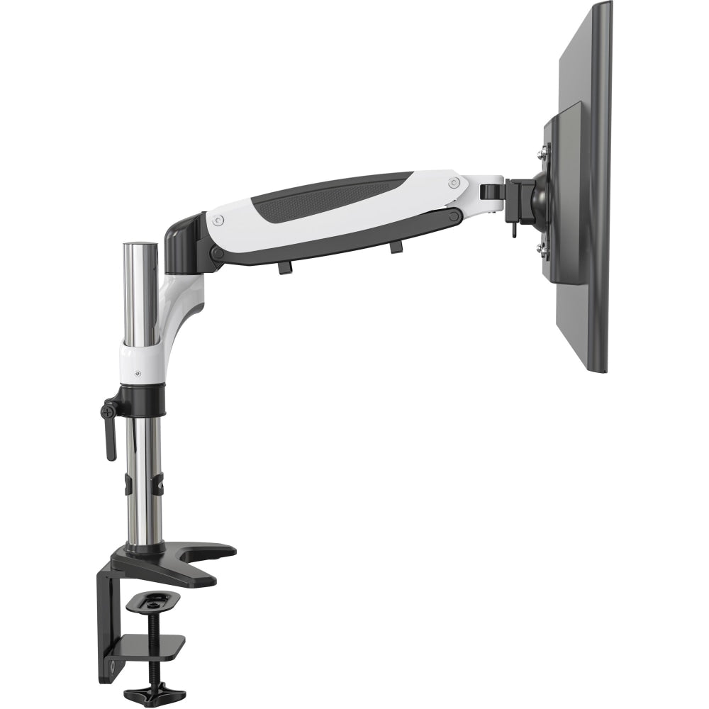 Amer Hydra Mounting Arm for Curved Screen Display, Flat Panel Display - White, Black, Chrome - 1 Display(s) Supported - 65in Screen Support - 33.07 lb Load Capacity - 75 x 75, 100 x 100