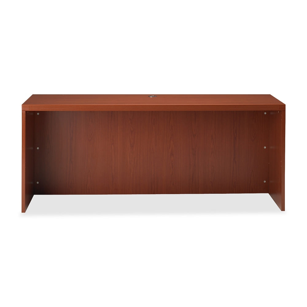 Mayline Aberdeen 72inW Computer Desk Credenza Shell, Cherry