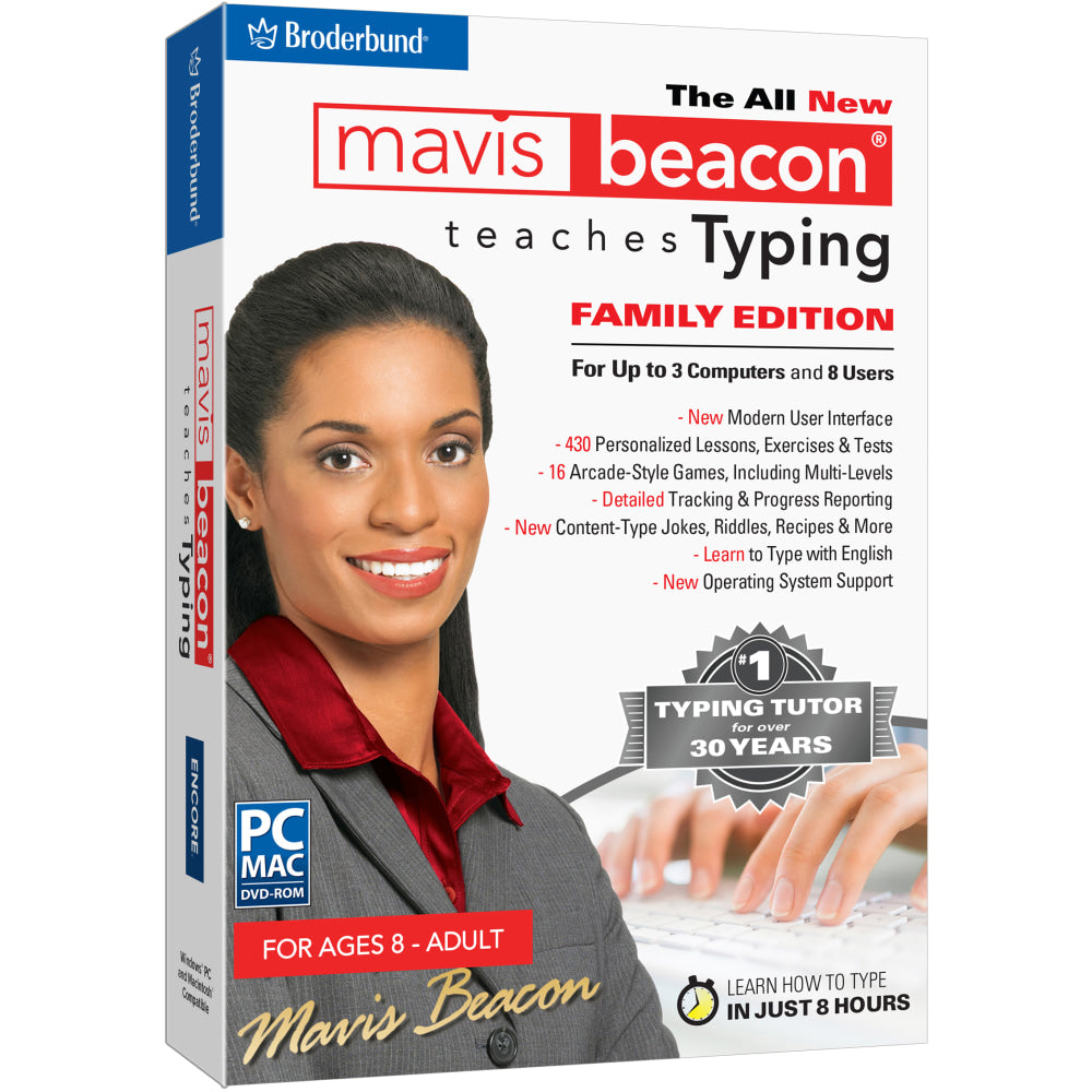 Encore Mavis Beacon Teaches Typing 2020, For Windows/Mac, Product Key