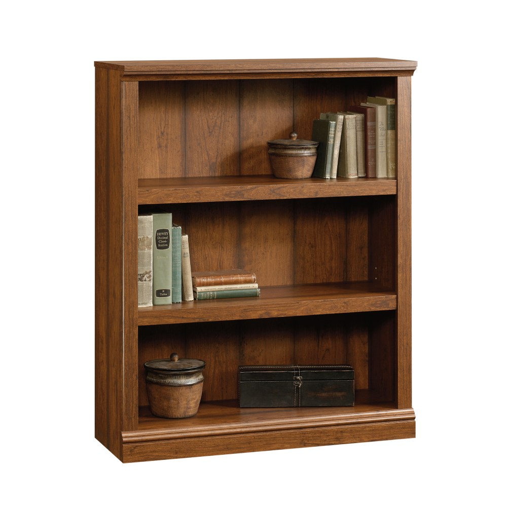 Sauder Select 44inH 3-Shelf Bookcase, Washington Cherry