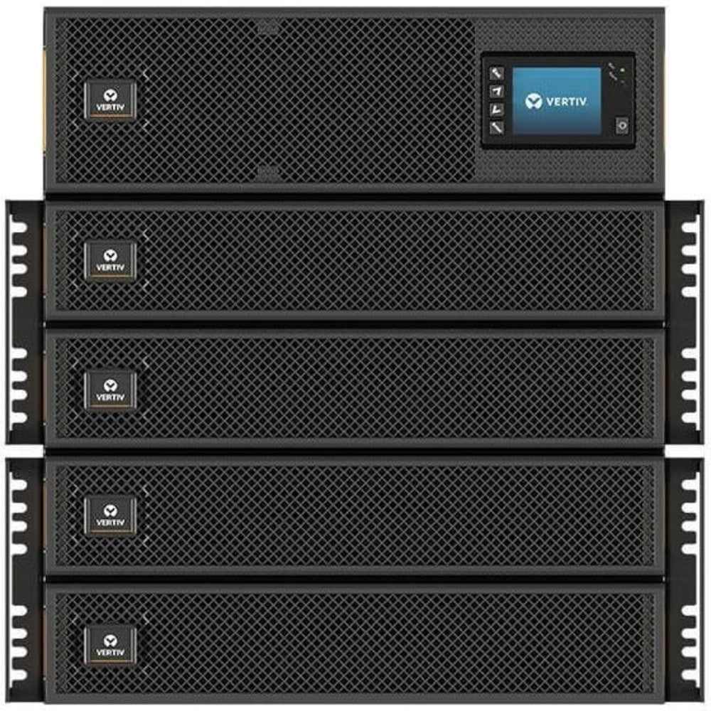 Vertiv Liebert GXT5 UPS-15kVA/15kW/208 and 120VAC|Online Rack/Tower Energy Star - Double Conversion | 11U | Built-in RDU101 Card | Color / Graphic LCD HMI | 3-Year Warranty