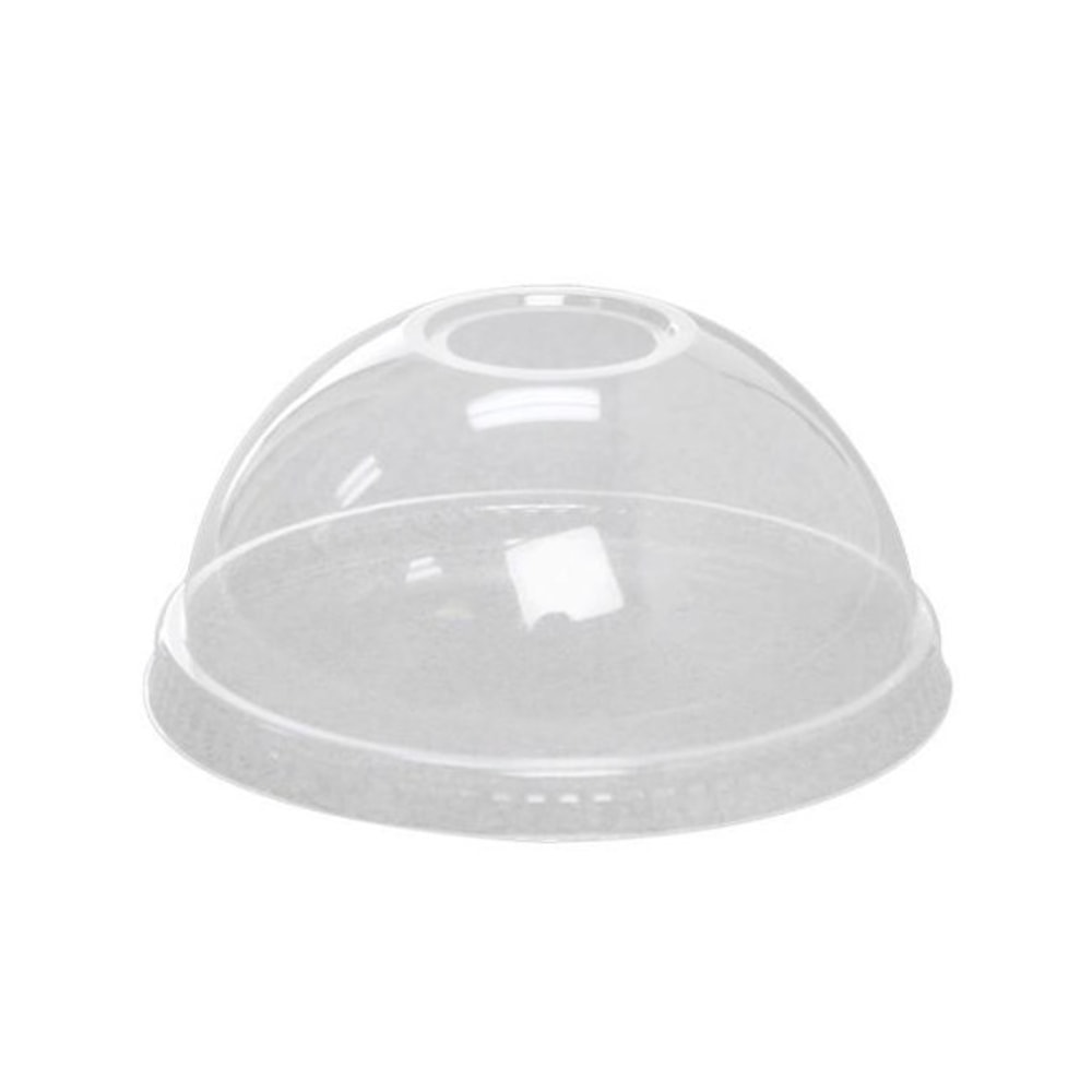 Karat Earth PLA Dome Lids For 12-24 Oz Cups, Clear, Pack Of 1,000 Lids