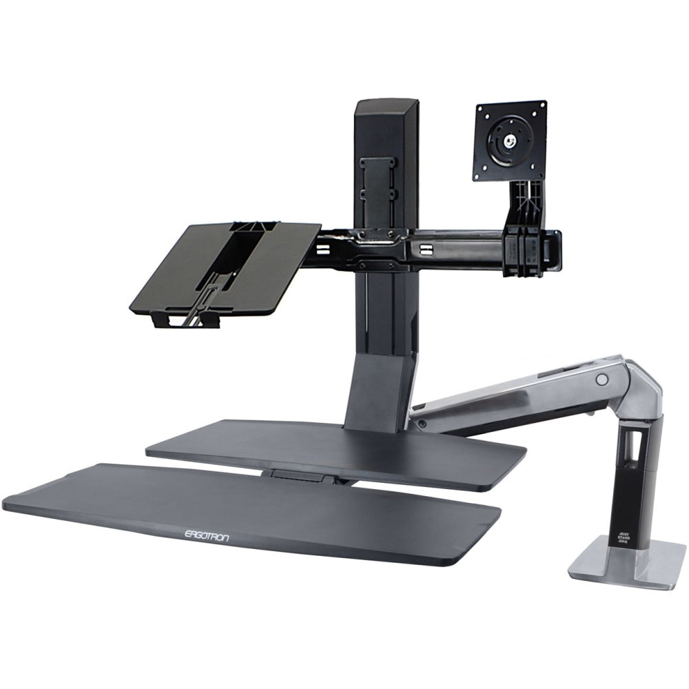 Ergotron Dual To LCD And Laptop Conversion Kit For WorkFit Workstation, Black, 97-617