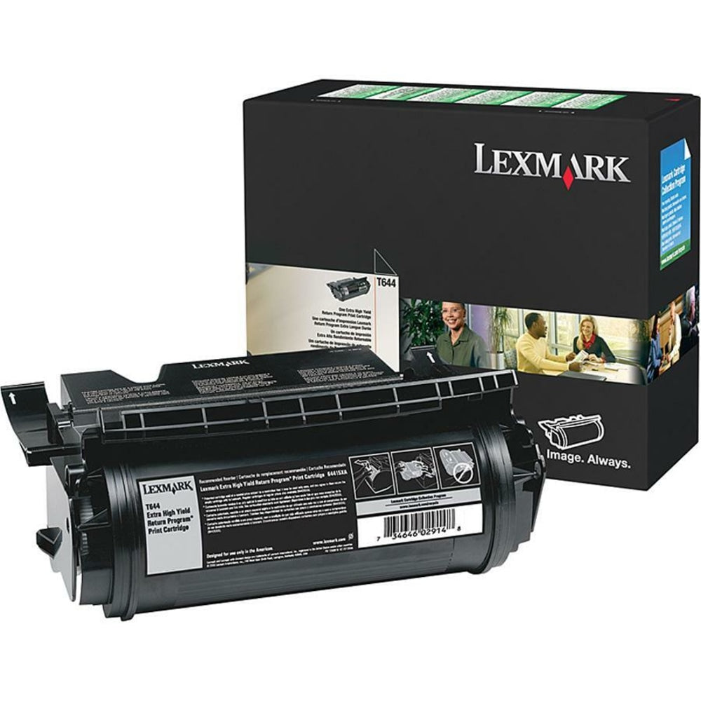 Lexmark 64475XA Black Extra-High Yield Return Program Toner Cartridge