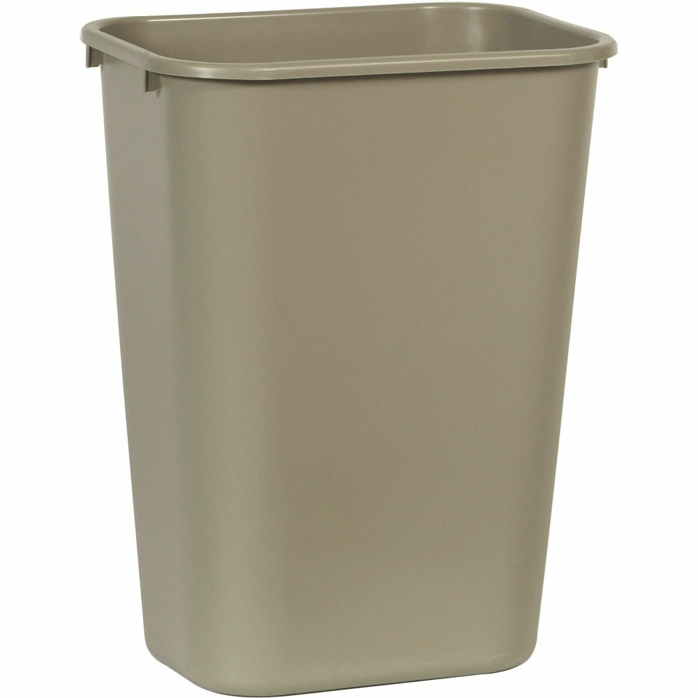 Rubbermaid Durable Polyethylene Wastebasket, 10 1/4 Gallons (38.8L), Beige