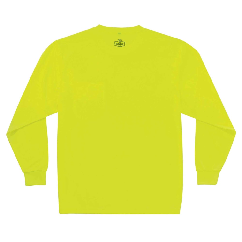 Ergodyne GloWear 8091 Non-Certified Long-Sleeve T-Shirt, 2X, Lime