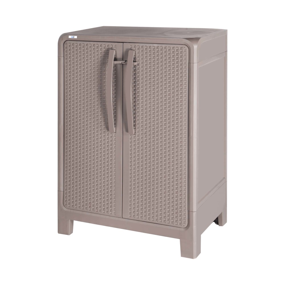 Inval Medium 29inW Storage Cabinet, Taupe