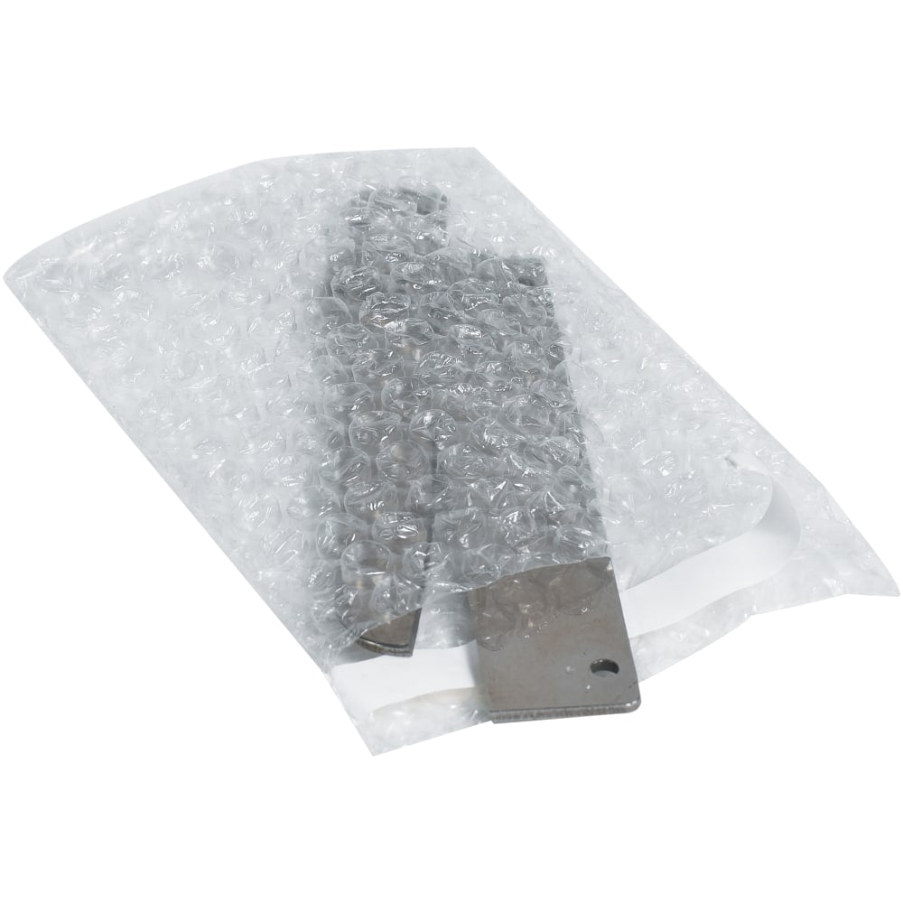 Partners Brand Self-Seal Bubble Pouches, 8-1/2inH x 7inW, Clear, Case Of 550 Pouches