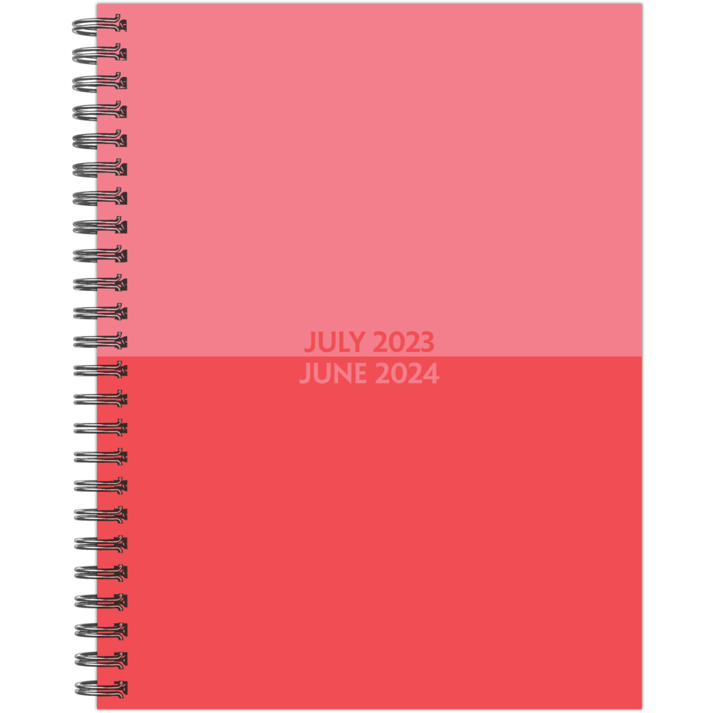 2023-2024 Willow Creek Press Softcover Weekly/Monthly Academic Planner, 11-1/2in x 8in, Blush Duotone, July 2023 To June 2024