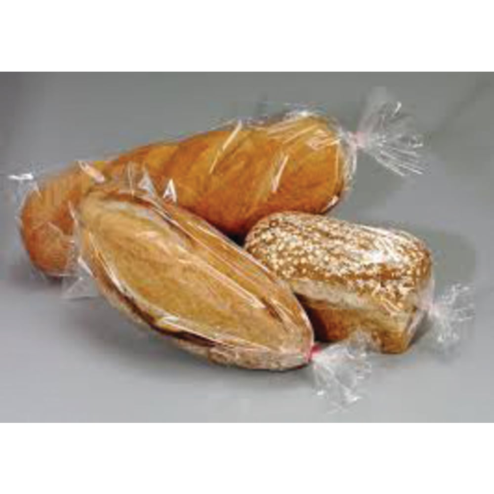 Gusseted Poly Bags, 1 Mil Thick, 15inH x 8inW x 3inD, Clear, Carton Of 1,000