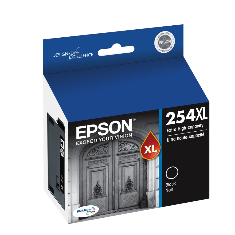 Epson 254XL DuraBrite Black Extra-High Yield Ink Cartridge, T254XL120-S