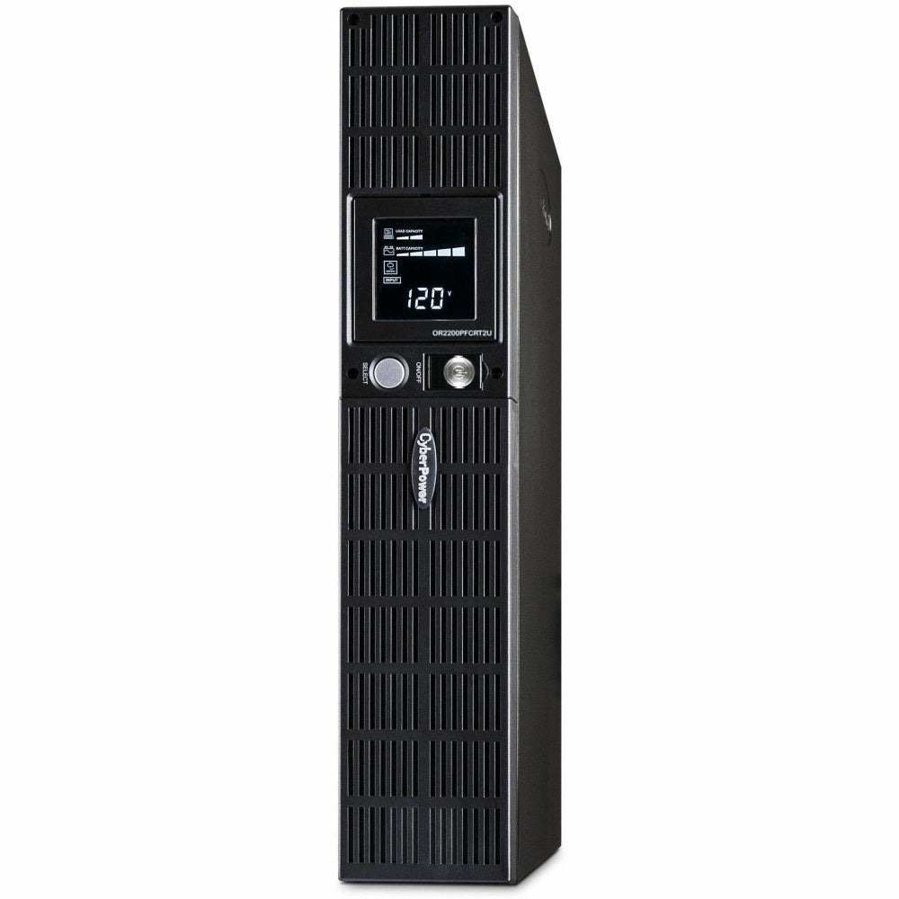 CyberPower OR2200PFCRT2U PFC Sinewave UPS Systems - 2000VA/1540W, 120 VAC, NEMA 5-20P, 2U, Rack / Tower, Sine Wave, 8 Outlets, LCD, PowerPanel Business, $300000 CEG, 3YR Warranty