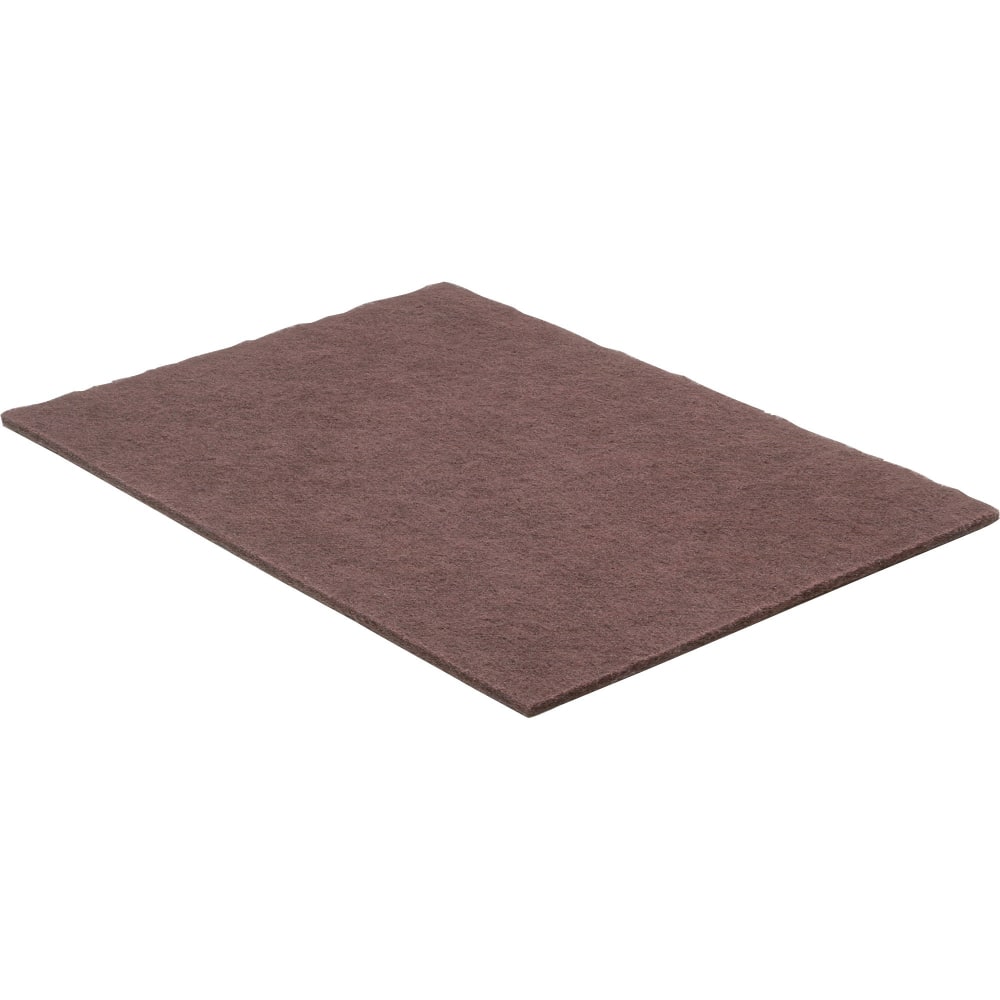 SKILCRAFT Floor Finish Surface Prep Pads - 10/Box - Rectangle - 14in Width - Scrubbing, Floor - Wood, Marble, Vinyl, Marble, Concrete, Terrazzo Floor - Long Lasting - Maroon