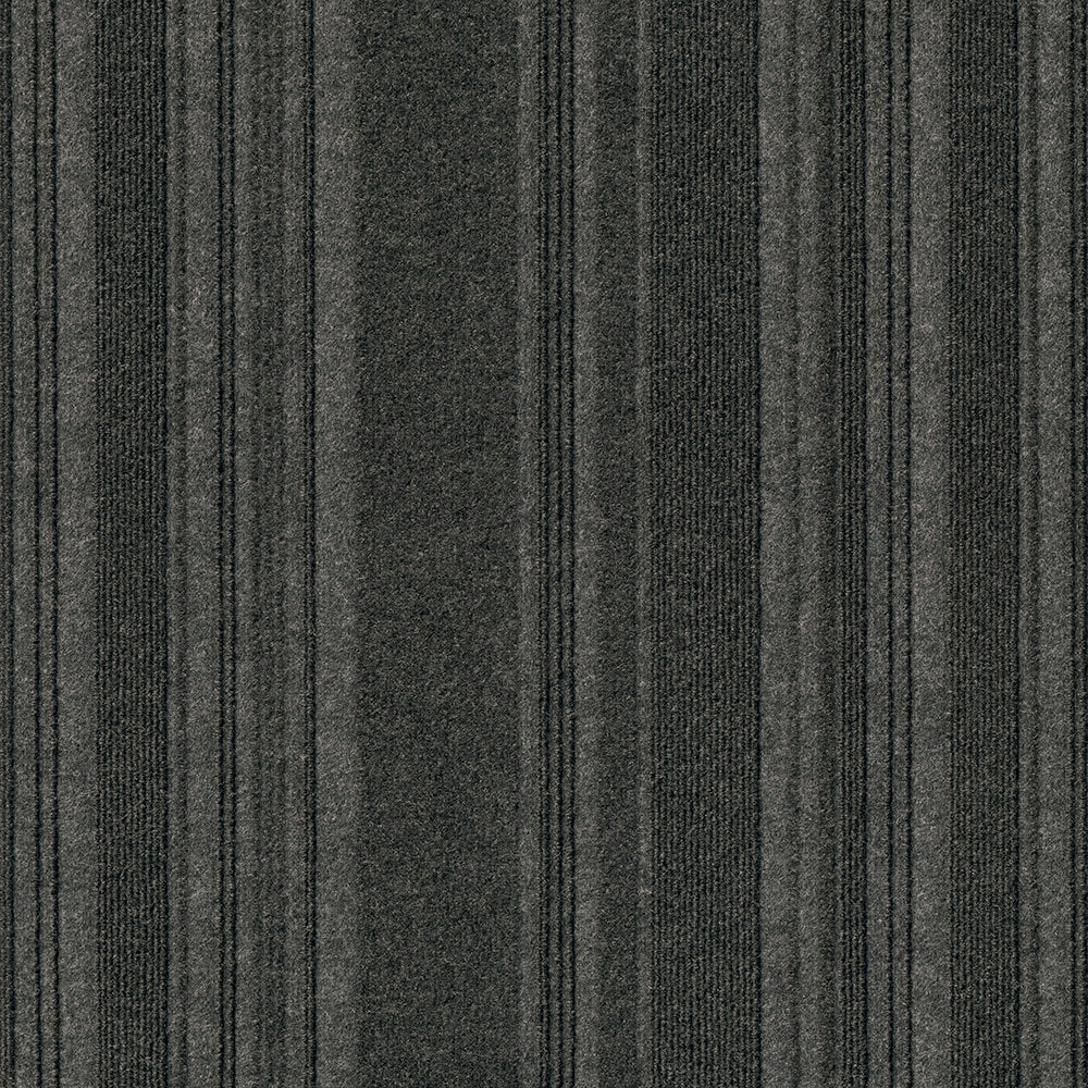 Foss Floors Couture Peel & Stick Carpet Tiles, 24in x 24in, Black Ice, Set Of 15 Tiles