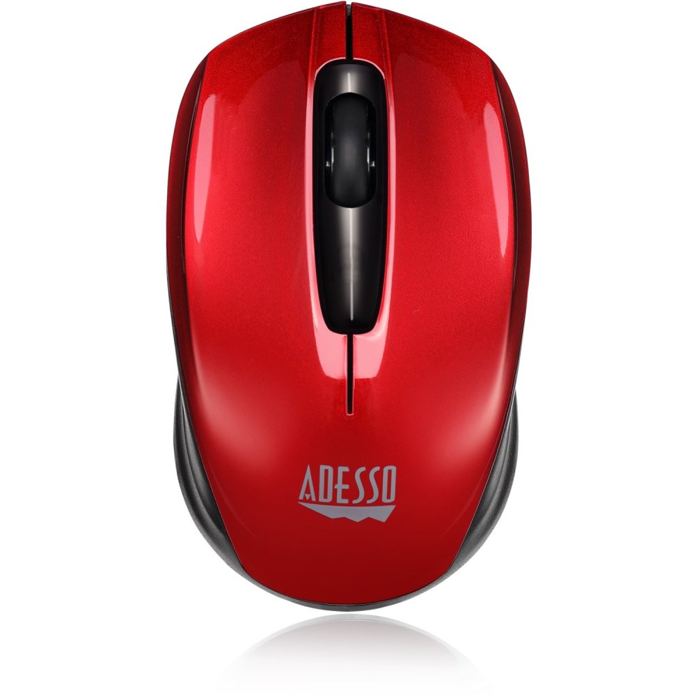 Adesso iMouse S50R Mini Wireless Optical Mouse, Red, 2MB511