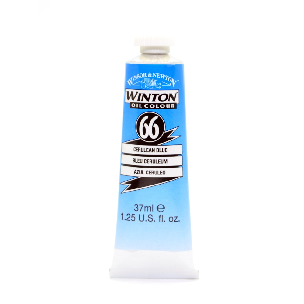 Winsor & Newton Winton Oil Colors, 37 mL, Cerulean Blue, Pack Of 2