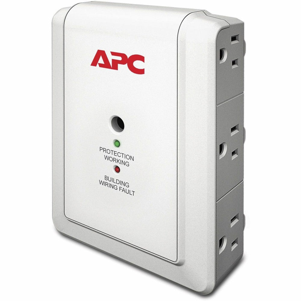 APC Essential SurgeArrest P6W 6-Outlet Surge Suppressor, White