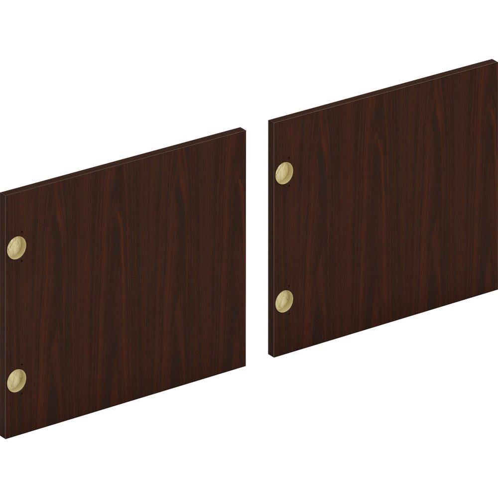 HON Mod 72in Hutch Door Set, Mahogany