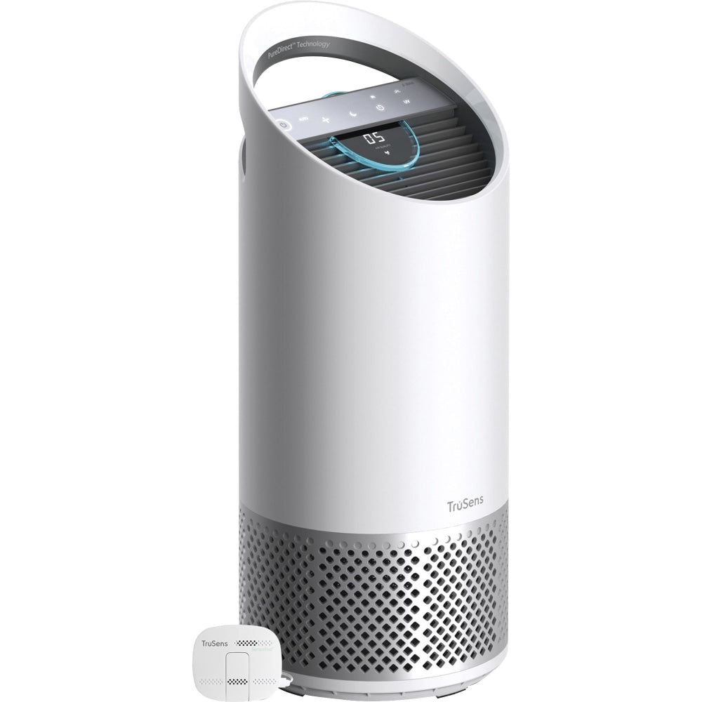 TruSens Air Purifiers with Air Quality Monitor - HEPA, Ultraviolet - 375 Sq. ft. - White