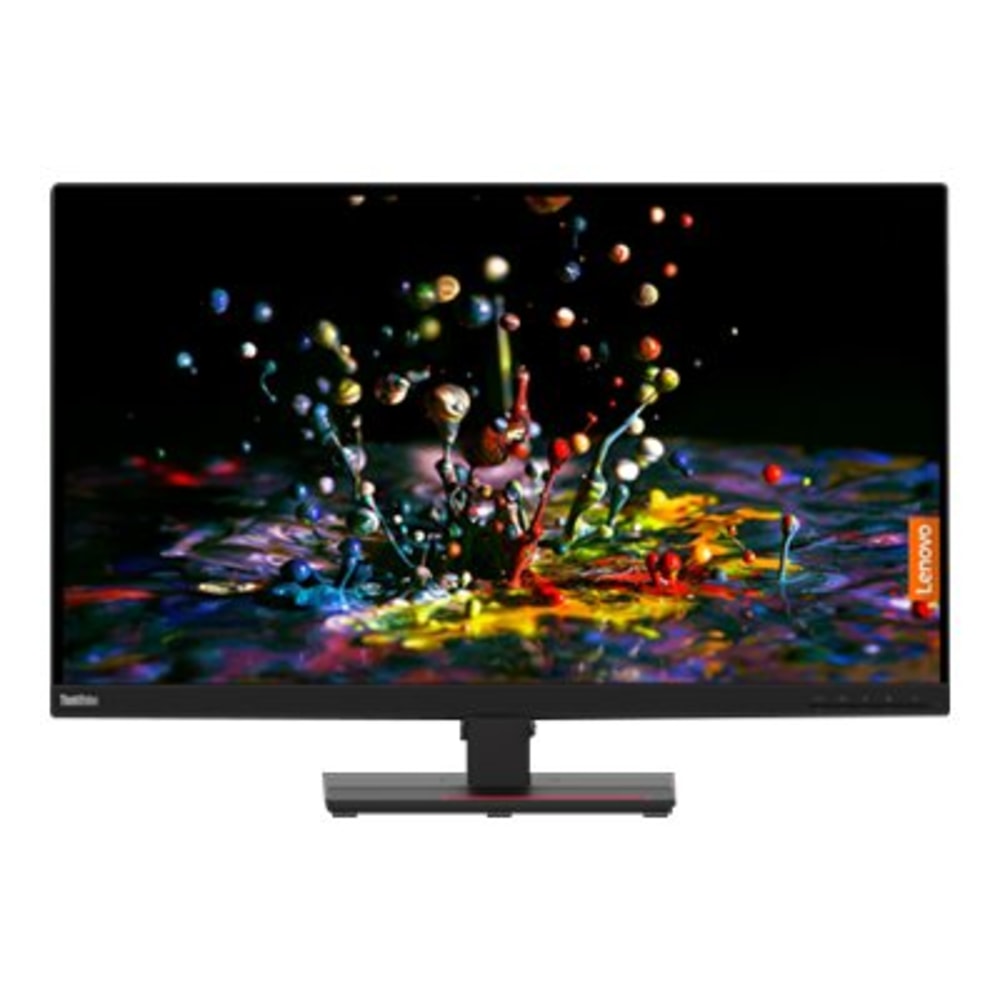 Lenovo ThinkVision P32P-20 31.5in 4K UHD WLED LCD Monitor - 16:9 - Raven Black - 32in Class - 3840 x 2160 - 1.07 Billion Colors - 350 Nit Typical - 4 ms Extreme Mode - 60 Hz Refresh Rate - HDMI - DisplayPort - USB Hub, KVM Switch