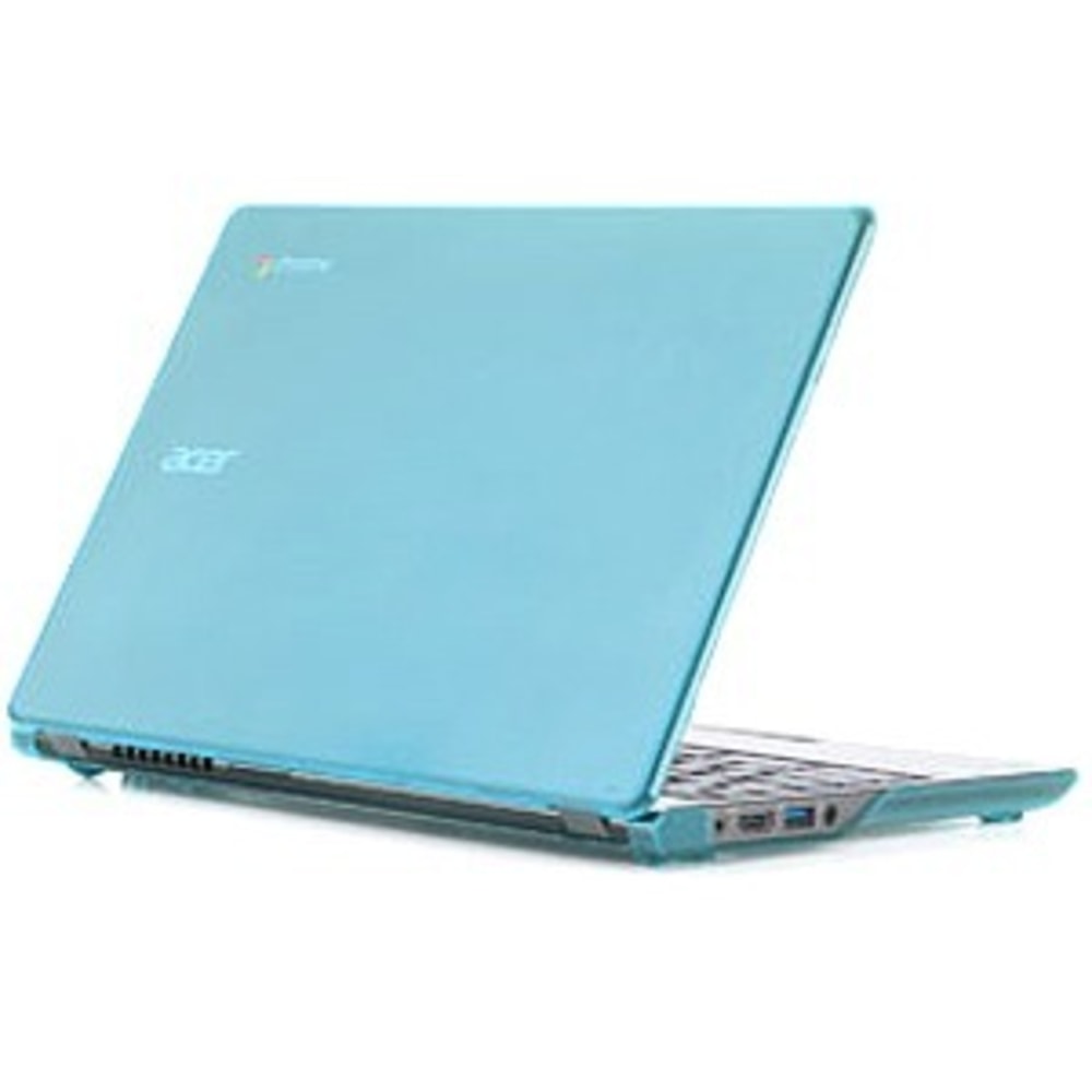 iPearl mCover Chromebook Case - For Chromebook - Aqua - Shatter Proof - Polycarbonate