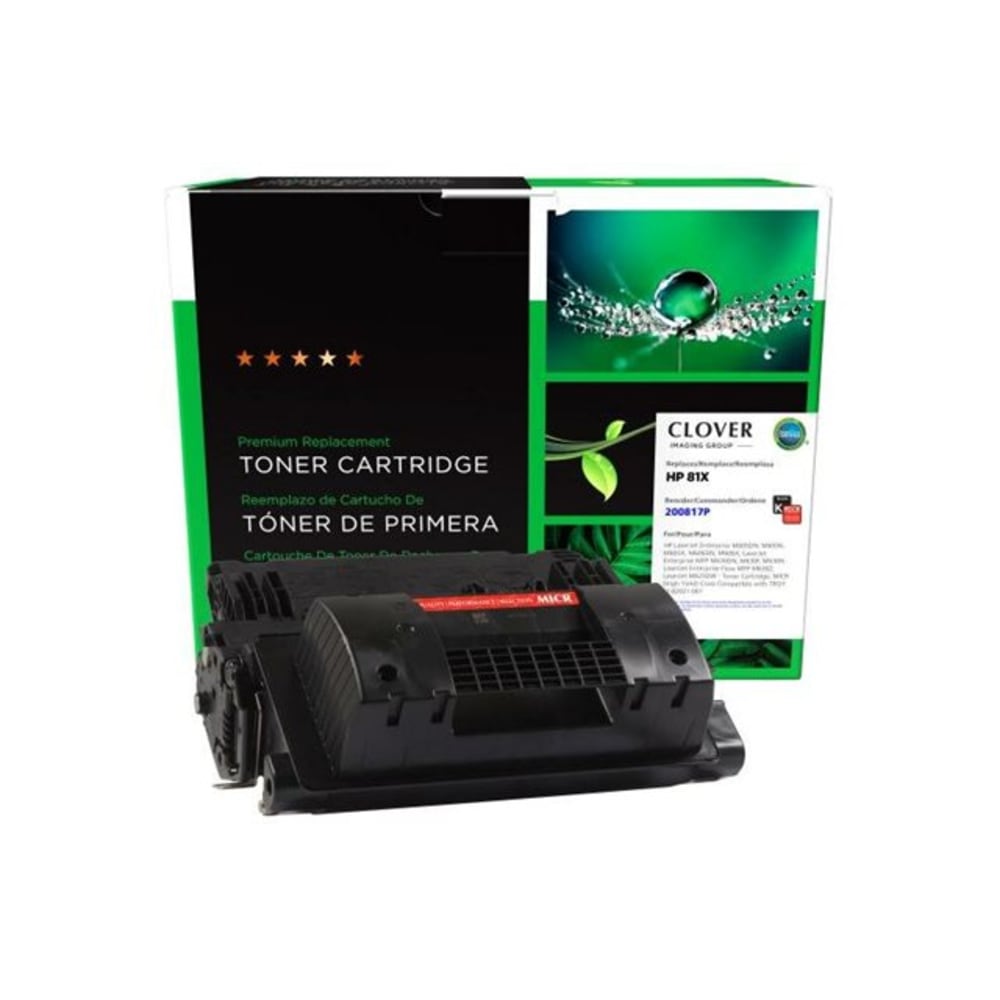 Office Depot Remanufactured Black High Yield MICR Toner Cartridge Replacement For HP 81X, OD81XM