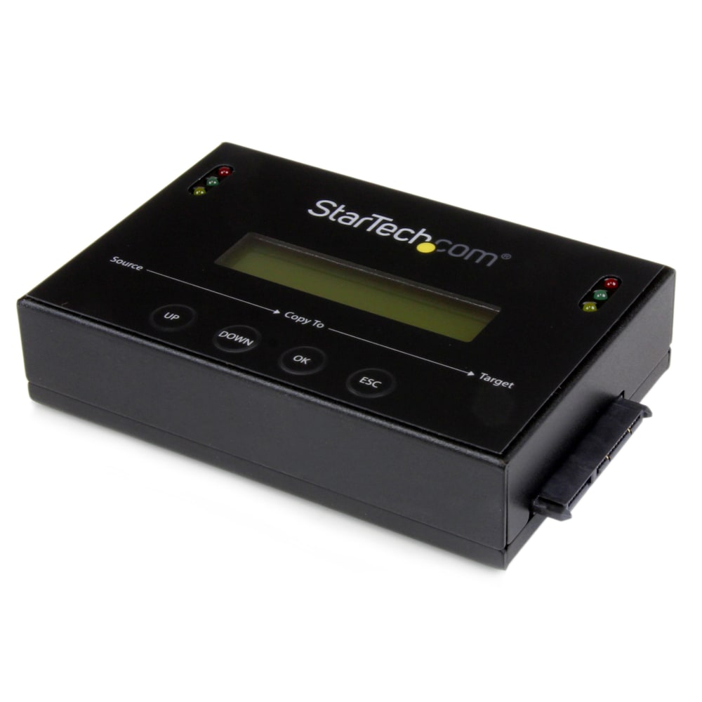 StarTech.com Standalone 2.5 / 3.5in SATA Hard Drive Duplicator w/ Multi HDD / SSD Image Backup Library