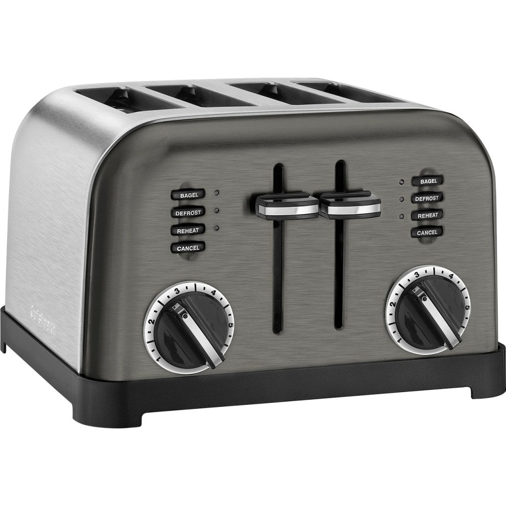 Cuisinart Classic 4-Slice Wide-Slot Toaster, Black