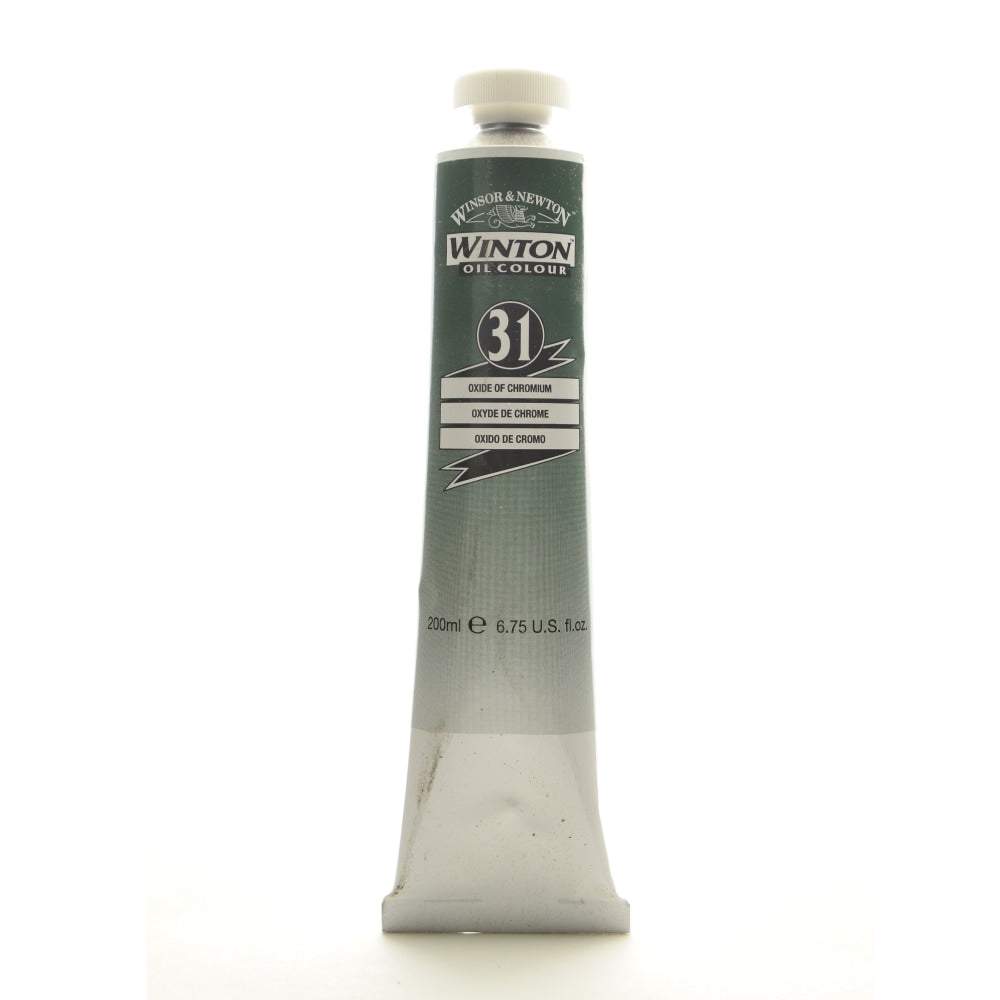 Winsor & Newton Winton Oil Colors, 200 mL, Oxide Of Chromium, 31