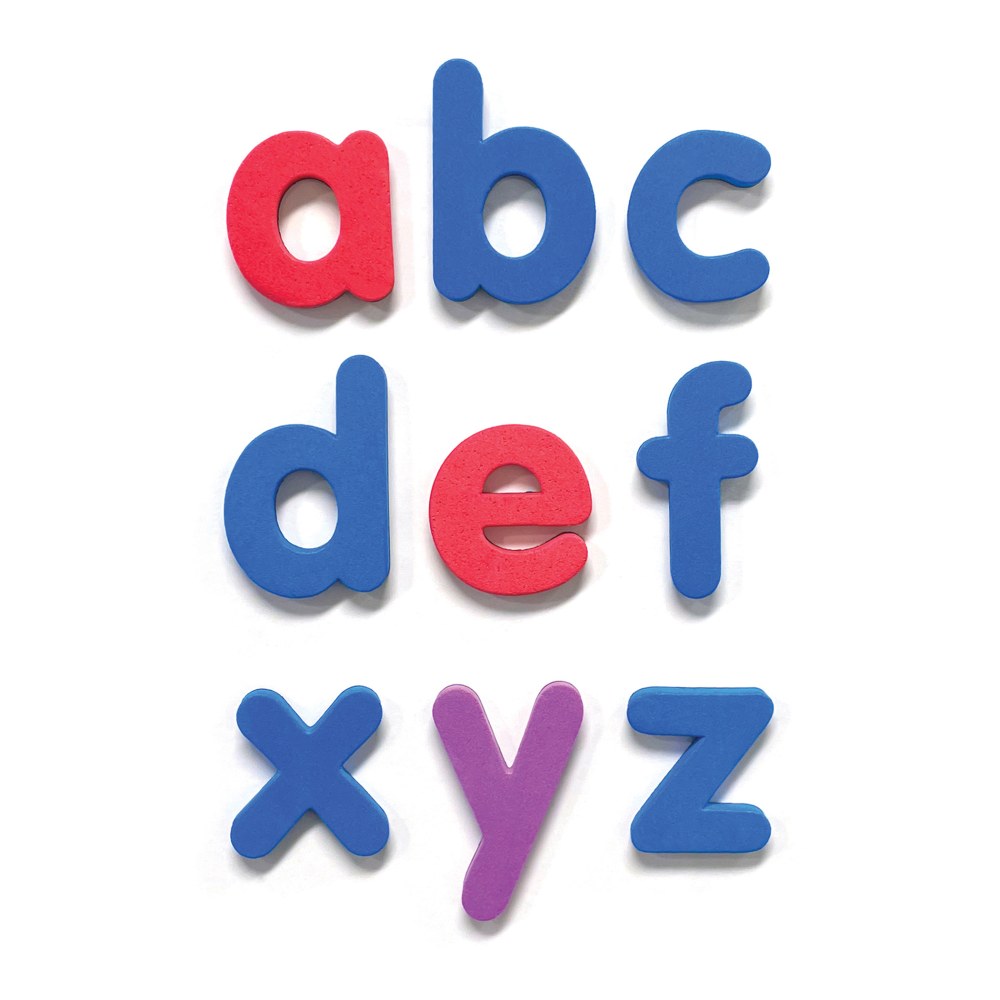 Teacher Created Resources Magnetic Foam Letters, Lowercase, Assorted Colors, Set Of 2 Packs