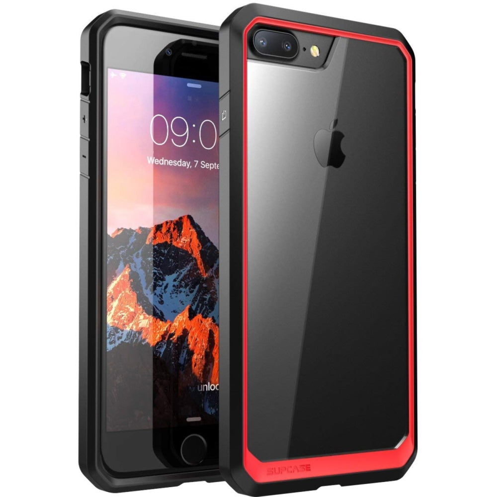 SUPCASE Unicorn Beetle Hybrid - Back cover for cell phone - rugged - thermoplastic polyurethane (TPU) - red