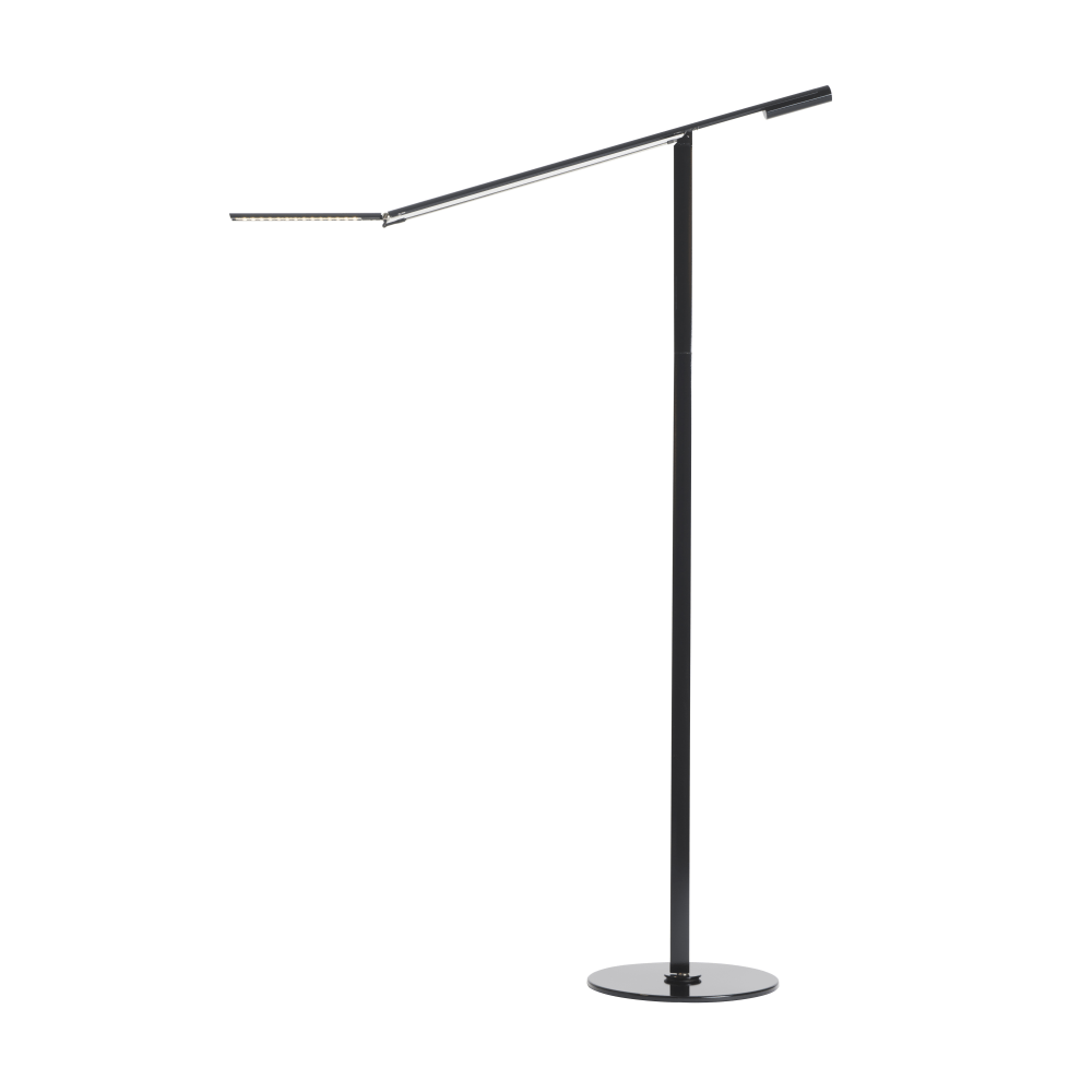 Koncept Equo LED Floor Lamp, 56-3/4inH, Warm/Black