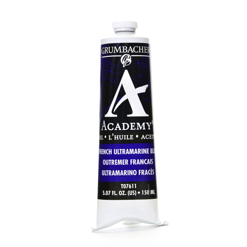 Grumbacher Academy Oil Colors, 5.07 Oz, French Ultramarine Blue, Pack Of 2