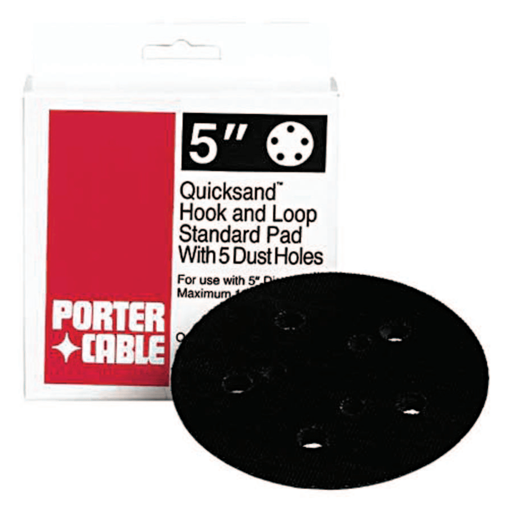 Hook and Loop Standard Profile Replacement Pads, 5 in, 1 per box