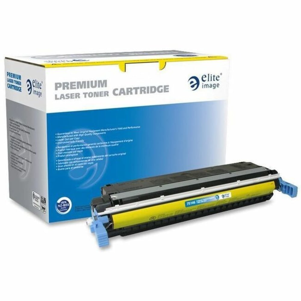 Elite Image Remanufactured Yellow Toner Cartridge Replacement For HP 645A, C9732A, ELI75146