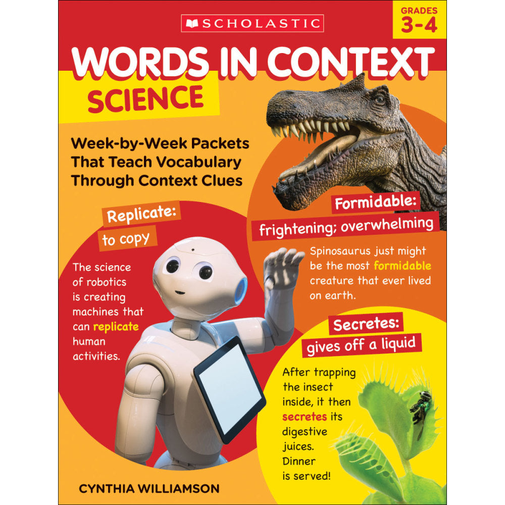 Scholastic Words In Context: Science, Grades 3 - 4