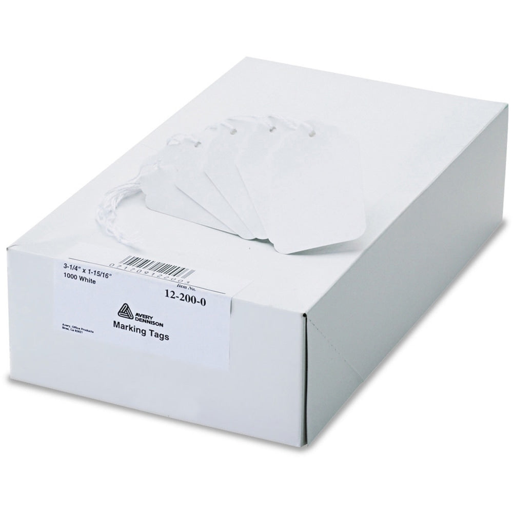 Avery Marking Tags, 3 1/2in x 2in, White, Pack Of 1,000