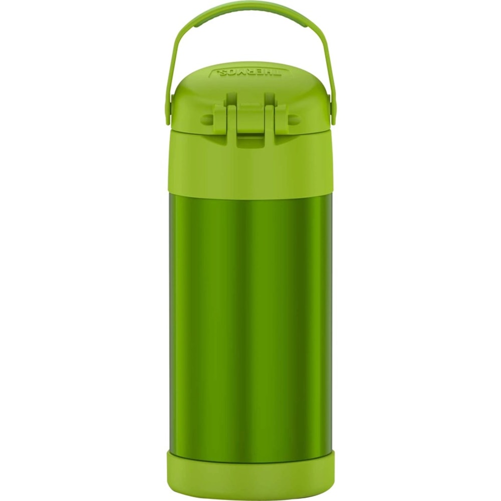 Thermos FUNtainer Water Bottle 12Oz - 12 fl oz - Lime, Green - Stainless Steel, Silicone