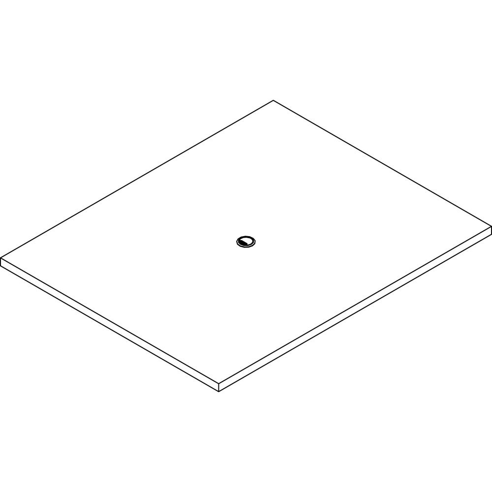 Lorell Prominence 2.0 Rectangular Conference Tabletop - For - Table TopMahogany Rectangle, Laminated Top x 60in Table Top Width x 48in Table Top Depth x 1.50in Table Top Thickness - Assembly Required - Particleboard Top Material - 1 Each