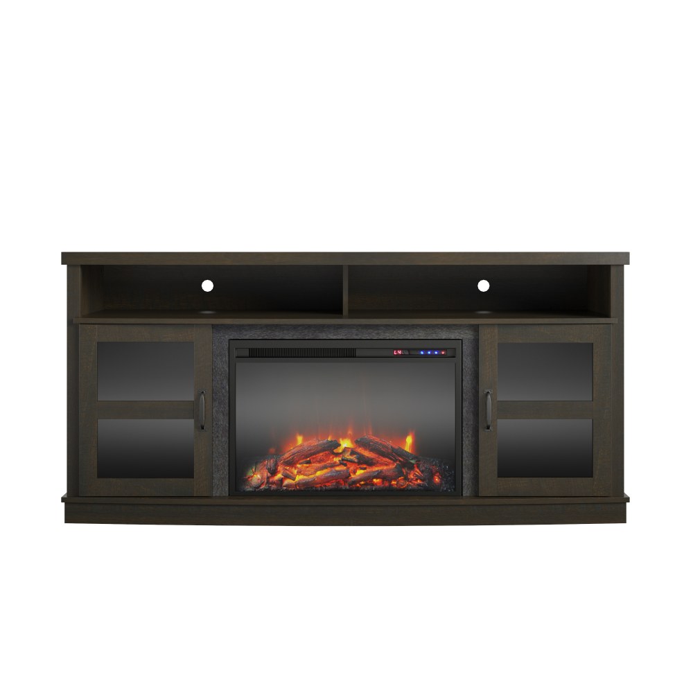 Ameriwood Home Ayden Park Fireplace TV Stand For 65in TVs, Espresso