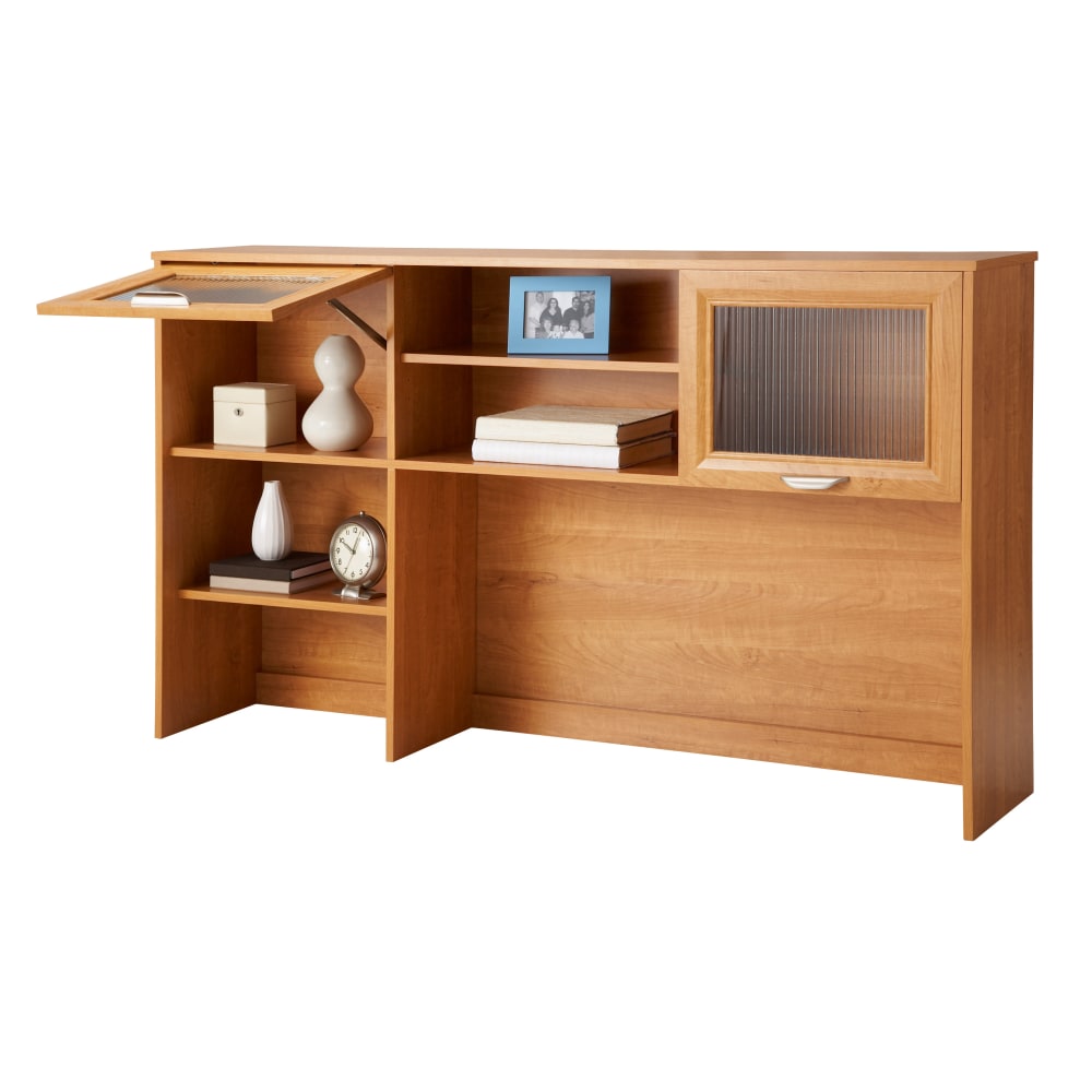 Realspace Magellan Hutch For Corner/L-Desk, Honey Maple